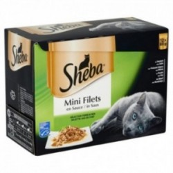 Sheba Mini Filet Sauce Salt Fish 4x85g 